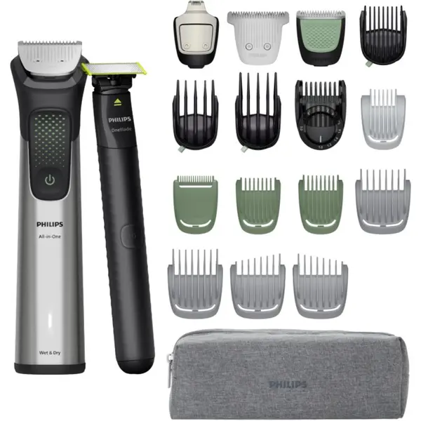 Philips Philips Series 9000 MG9557/15 мултифункционален тример + Philips One Blade Face 1 бр.