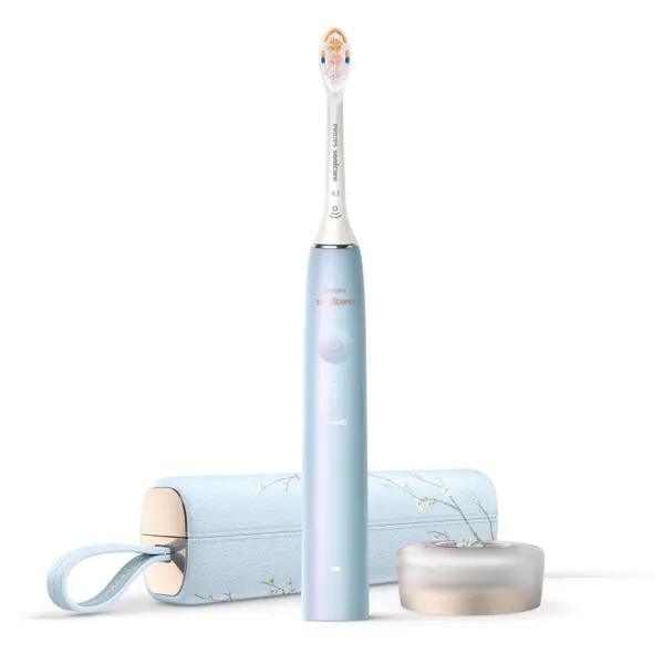 Philips Philips Sonicare 9900 DiamondClean Prestige Limited Edition HX9997/32 звукова електрическа четка за зъби с приложение Baby Blue 1 бр.