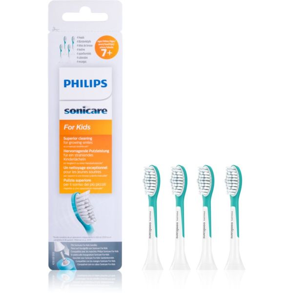 Philips Philips Sonicare For Kids 7+ Standard HX6044/33 резервни глави за четка за зъби 4 бр.