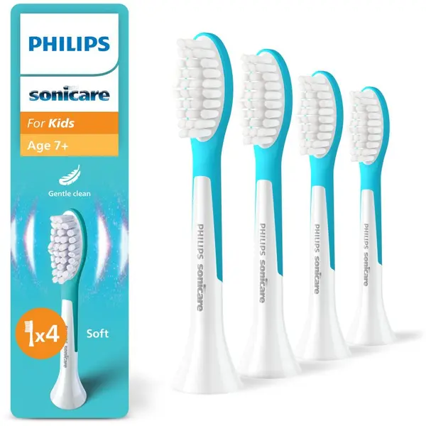 Philips Philips Sonicare For Kids 7+ Standard HX6044/90 резервни глави за четка за зъби за деца 4 бр.