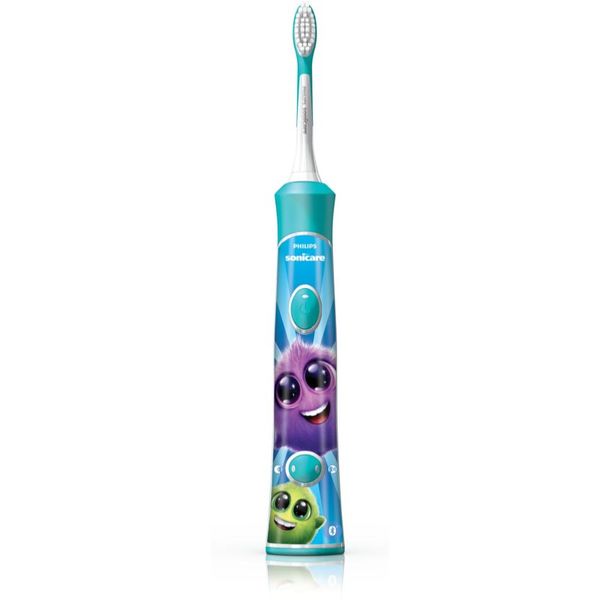 Philips Philips Sonicare For Kids HX6322/04 звукова електрическа четка за зъби за деца с Bluetooth връзка Aqua 1 бр.