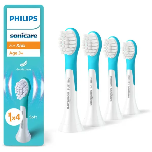Philips Philips Sonicare For Kids Mini 3+ HX6034/90 резервни глави за четка за зъби за деца 4 бр.