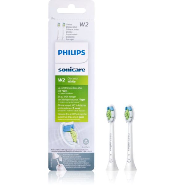 Philips Philips Sonicare Optimal White Standard HX6062/10 резервни глави за четка за зъби White 2 бр.