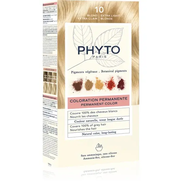 Phyto Phyto Color боя за коса без амоняк цвят 10 Extra Light Blonde 1 бр.