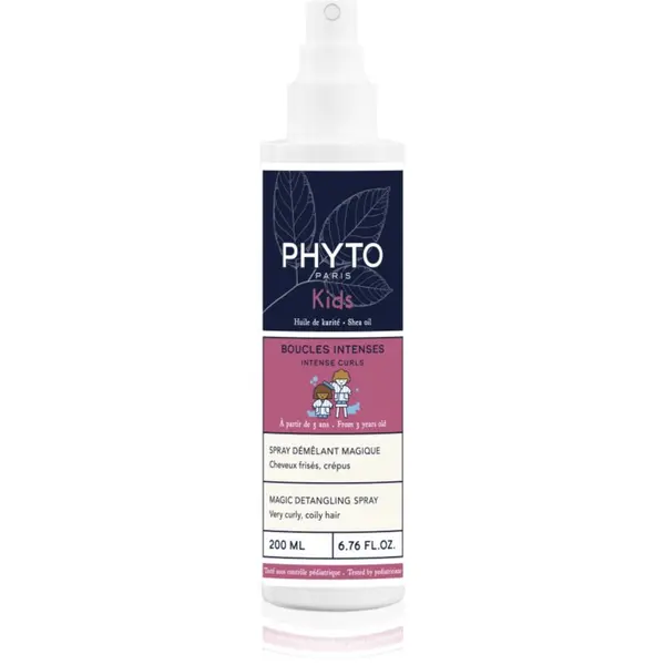 Phyto Phyto Kids Intense Curls Magic Detangling Spray спрей за по-лесно разресване на косата за къдрава коса 200 мл.