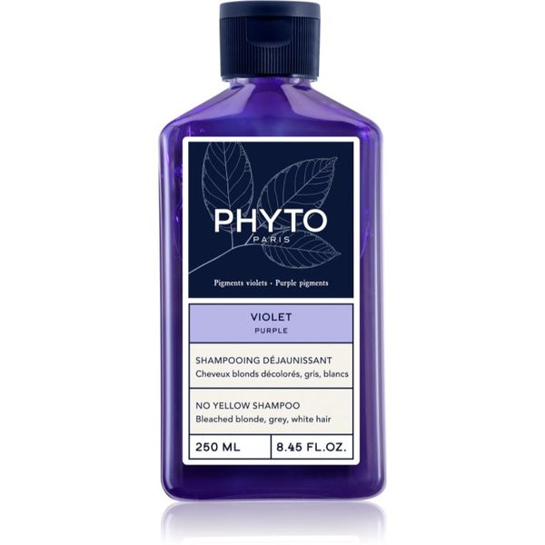 Phyto Phyto Purple No Yellow Shampoo тониращ шампоан за блонд коса и коса с кичури 250 мл.