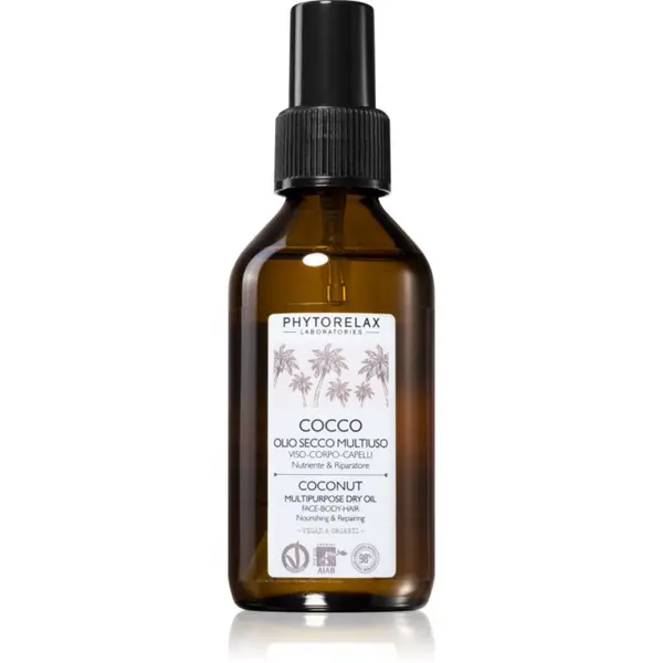 Phytorelax Laboratories Phytorelax Laboratories Coconut Многофункционално сухо масло за лице, тяло и коса 100 мл.