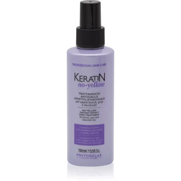 Phytorelax Laboratories Phytorelax Laboratories Keratin No-Yellow спрей против жълти оттенъци 150 мл.