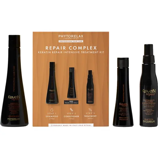 Phytorelax Laboratories Phytorelax Laboratories Keratin Repair подаръчен комплект за изглаждане и възстановяване на увредена коса