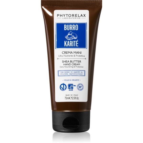 Phytorelax Laboratories Phytorelax Laboratories Shea Butter подхранващ крем за ръце с масло от шеа 75 мл.