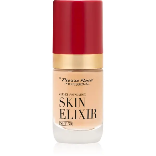 Pierre René Pierre René Skin Elixir кадифен фон дьо тен SPF 30 цвят no.02 Natural Nude 25 мл.