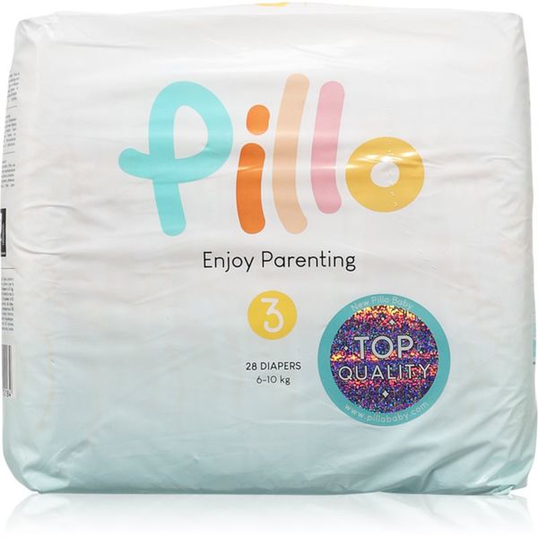 Pillo Pillo Premium Midi Size 3 еднократни пелени 6-10 kg 28 бр.