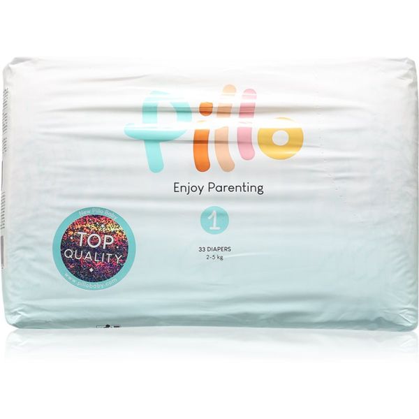 Pillo Pillo Premium New Born Size 1 еднократни пелени 2-5 kg 33 бр.