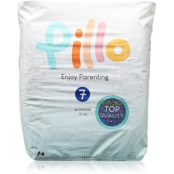 Pillo Pillo Premium XXL Size 7 еднократни пелени +15 g 26 бр.