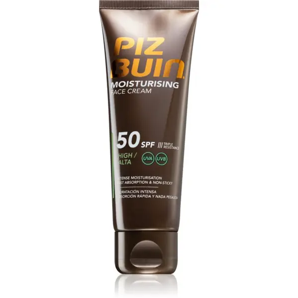 Piz Buin Piz Buin Moisturising слънцезащитен крем за лице с хидратиращ ефект SPF 50 50 мл.