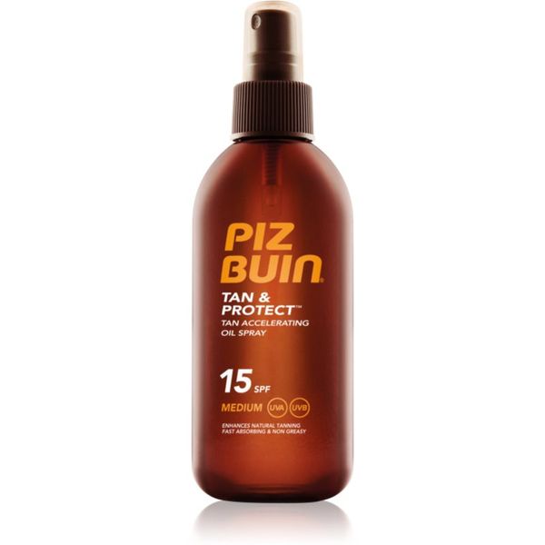 Piz Buin Piz Buin Tan & Protect защитно олио за ускоряване на тена SPF 15 150 мл.