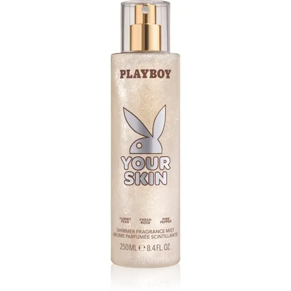 Playboy Playboy Your Skin спрей за тяло с блясък за жени 250 мл.