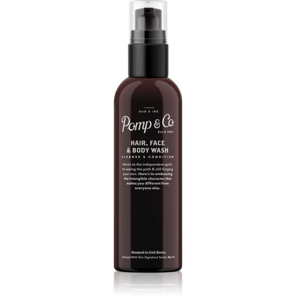 Pomp & Co Pomp & Co Hair and Body Wash душ гел и шампоан 2 в 1 100 мл.