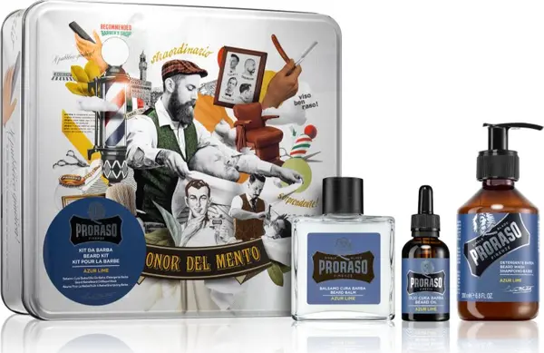 Proraso Proraso Set Beard Routine комплект за брадата Azur Lime