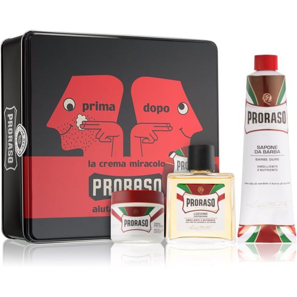Proraso Proraso Set Whole Routie комплект за бръснене Red за мъже