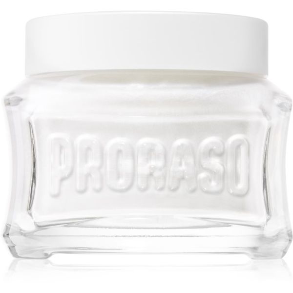 Proraso Proraso White крем преди бърснене за чувствителна кожа на лицето 100 мл.