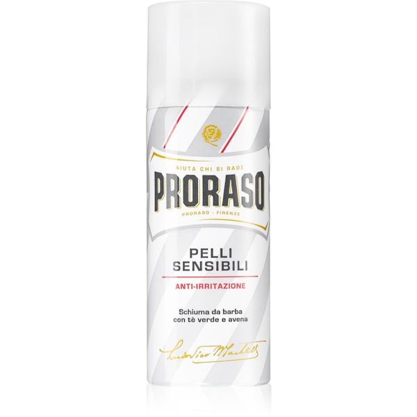 Proraso Proraso White пяна за бръснене за чувствителна кожа на лицето 50 мл.