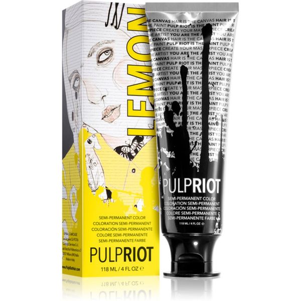 Pulp Riot Pulp Riot Semi-Permanent Color полу-перманента боя за коса Lemon 118 мл.