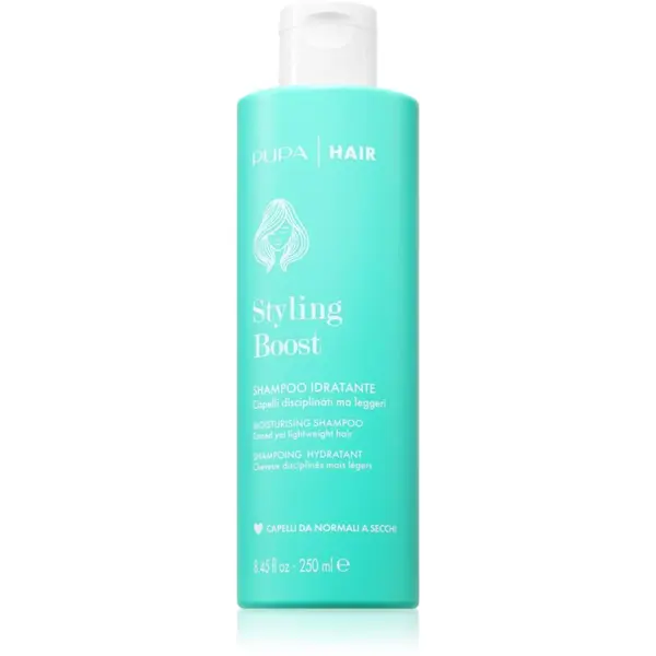 PUPA Milano PUPA Milano Styling Boost Shampoo Idratante лек хидратиращ шампоан против цъфтене 250 мл.