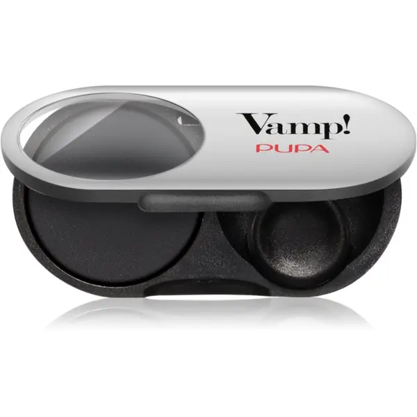 PUPA Milano PUPA Milano Vamp! Radiant Baked Eyeshadow дълготрайни сенки за очи с блясък цвят 300 Blackout - MATT 1 гр.