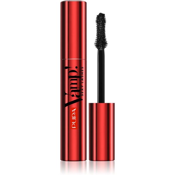 Pupa Pupa Vamp! Sexy Lashes укрепваща спирала за мигли за екстремен обем и интензивен поглед цвят 011 Black 12 мл.
