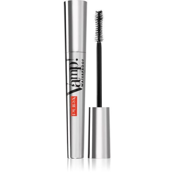 Pupa Pupa Vamp! Waterproof водоустойчива спирала за обем и извиване на мигли цвят 001 Black 9 мл.