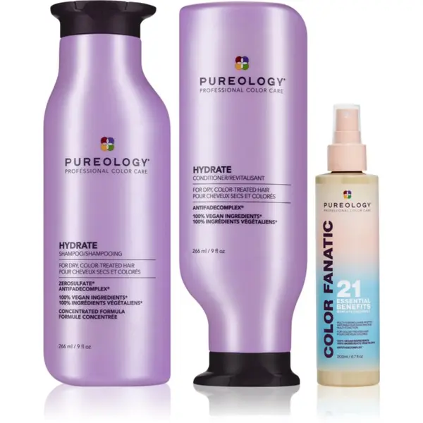 Pureology Pureology Hydrate full routine комплект за хидратация и блясък за всички видове коса