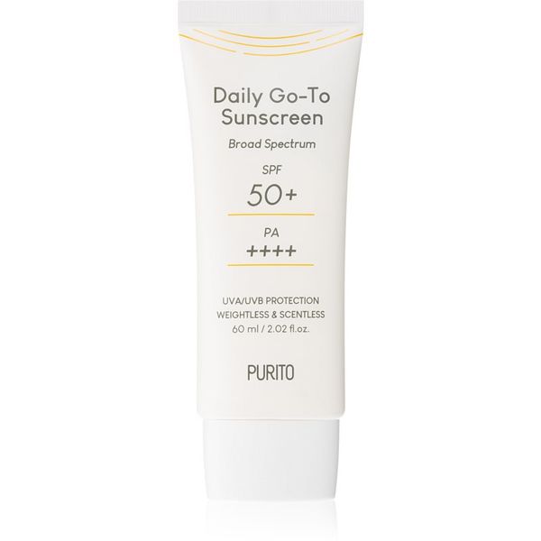 Purito Purito Daily Go-To Sunscreen лек защитен крем за лице SPF 50+ 60 мл.