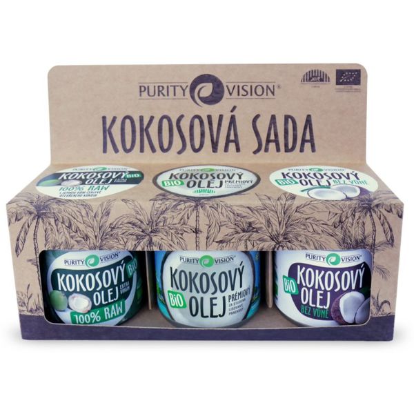 Purity Vision Purity Vision Coconut Set подаръчен комплект (с кокосово масло)
