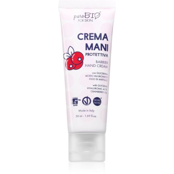 puroBIO Cosmetics puroBIO Cosmetics Barrier Hand Cream защитен крем за ръце 50 мл.