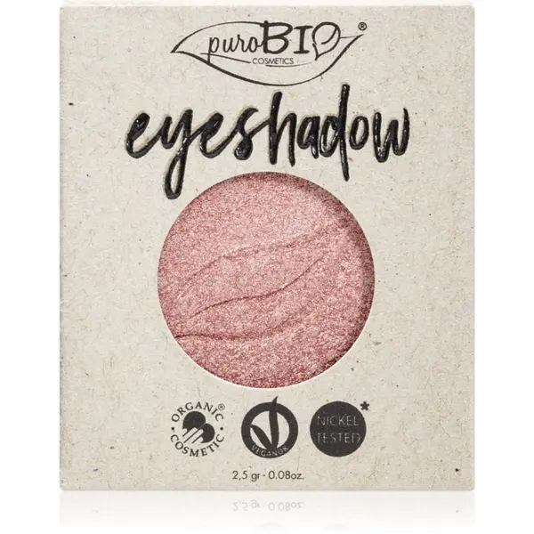 puroBIO Cosmetics puroBIO Cosmetics Compact Eyeshadows сенки за очи пълнител цвят 25 Pink 2,5 гр.