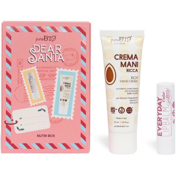 puroBIO Cosmetics puroBIO Cosmetics Dear Santa Nutri Box подаръчен комплект 2 бр.