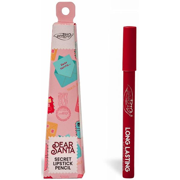 puroBIO Cosmetics puroBIO Cosmetics Dear Santa SECRET дълготраен молив за устни в подаръчна опаковка цвят 013 3 гр.