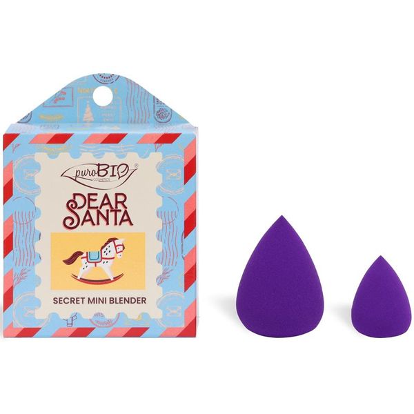puroBIO Cosmetics puroBIO Cosmetics Dear Santa SECRET гъба за фон дьо тен 2 бр. в подаръчна опаковка 2 бр.