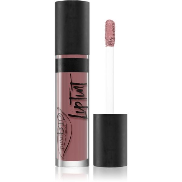 puroBIO Cosmetics puroBIO Cosmetics Lip Tint течно червило с матиращ завършек цвят 04 Cold Pink 4,8 мл.