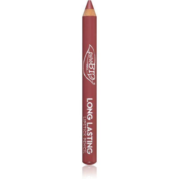 puroBIO Cosmetics puroBIO Cosmetics Long Lasting Kingsize дълготраен молив за устни цвят 013L Raspberry 3 гр.
