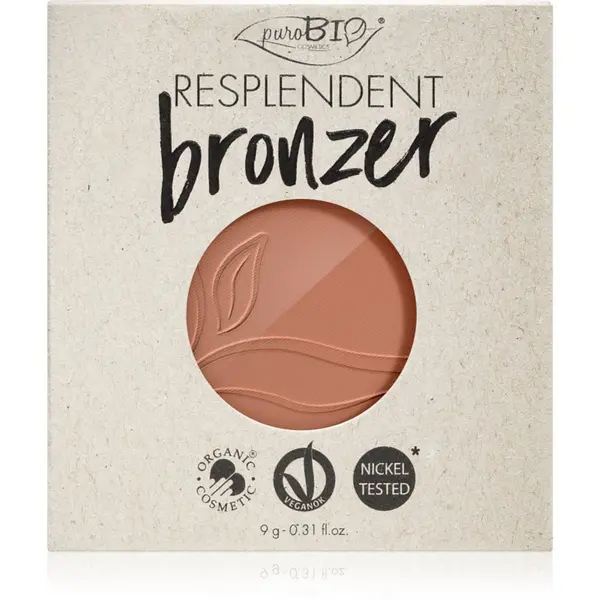 puroBIO Cosmetics puroBIO Cosmetics Resplendent бронзант пълнител цвят 03 Beige Brown 9 гр.