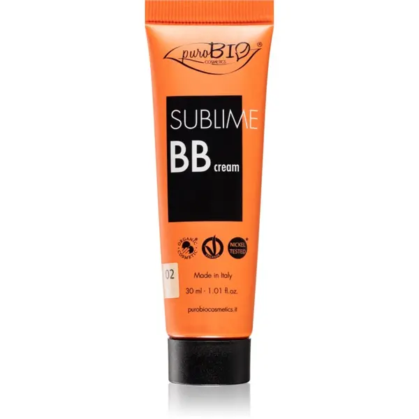 puroBIO Cosmetics puroBIO Cosmetics Sublime хидратиращ BB крем цвят 02 30 мл.