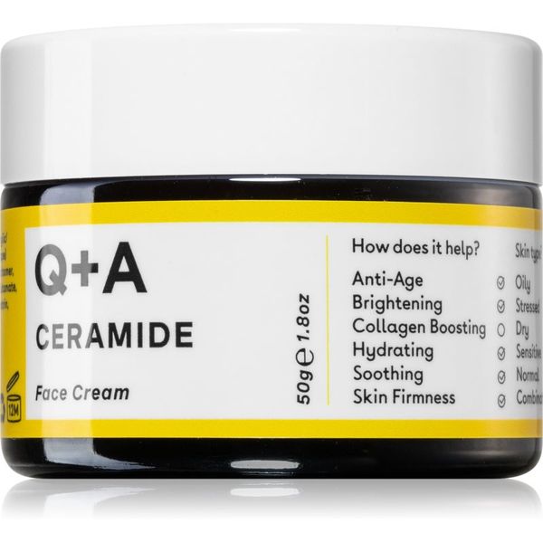 Q+A Q+A Ceramide витализиращ крем за лице с церамиди 50 гр.