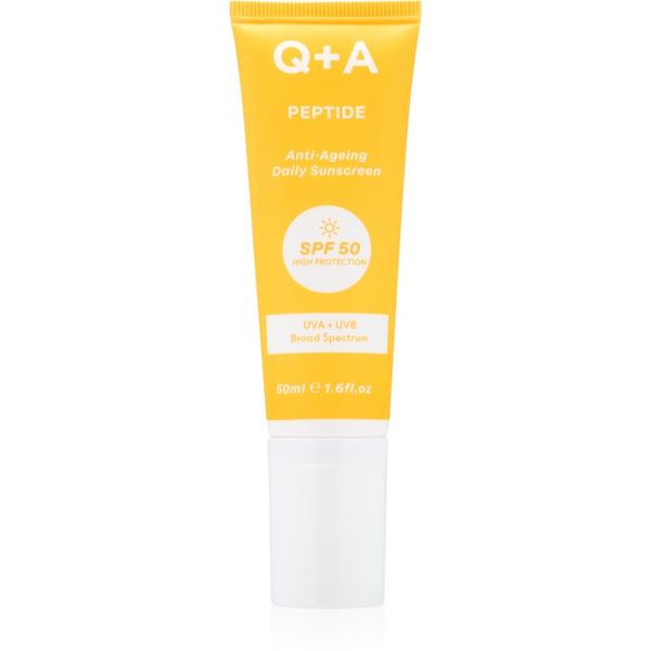 Q+A Q+A Peptide защитен крем за лице SPF 50 50 мл.