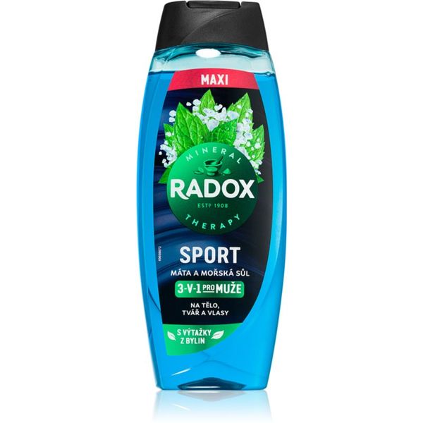 Radox Radox Mineral Therapy душ-гел за мъже макси Mint & Sea Salt 450 мл.