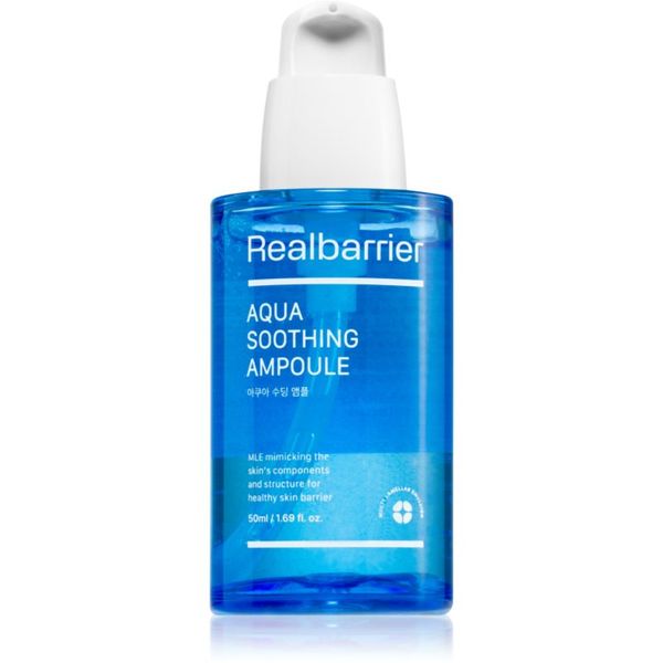 Real Barrier Real Barrier Aqua Soothing Ampoule хидратиращ серум за лице с успокояващ ефект 50 мл.
