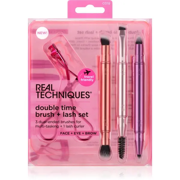 Real Techniques Real Techniques Double Time комплект четки