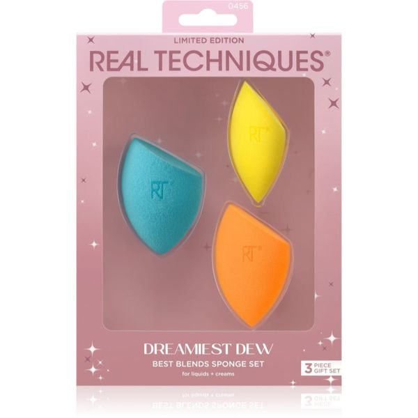 Real Techniques Real Techniques Dreamiest Dew Best Blends Sponge Set комплект апликатори за грим