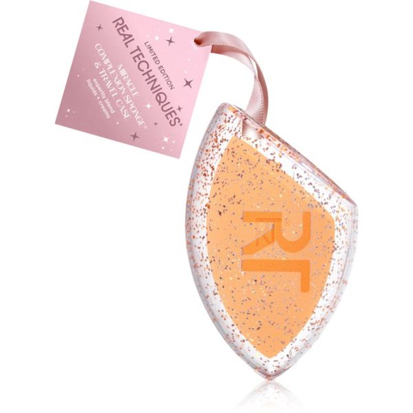 Real Techniques Real Techniques Miracle Complexion Sponge Ornament гъба за грим с калъф